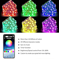 Miniatyrbild 2 av 4: USB Christmas Tree Fairy Lights Led String Lights Med Smart Bluetooth App Fjärrkontroll, 2m 20 Lampa 2m 20 lamp
