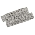 Miniatyrbillede 3 af 3: Lange strikhandsker til kvinder Fingerløse vanter Armvarmer tyk termisk Light Gray