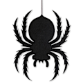 Pikkukuva 1 / 3: Halloween-juhlakauhu Black Spider Outdoor Garden Scary Decoration Prop 408