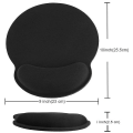 Miniatyrbillede 3 af 5: Musemåtte med håndledsstøtte, ergonomisk memory foam håndledsstøtte skridsikkert