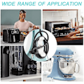 Pikkukuva 4 / 5: 1/3/6 kpl Johdon kääre Organizer Pidike Johdin Piilotin Kaapelin kelaimen hallintakääre keittiölaitteiden blender sekoittimille 3pcs white