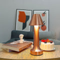 Miniatyrbild 3 av 5: Touch Sensor Bar Uppladdningsbara bordslampor (gyllene) C Brown