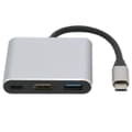 Miniatyrbilde 5 av 8: 3 i 1 TypeC Docking Station TypeC til HD Multimedia Interface USB 3.0/TypeC Adapter