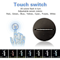 Miniatyrbild 2 av 2: 3d Illusion Led nattljus, 16 färger Gradvis ändring Touch Switch Us