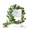 Miniatyrbild 3 av 5: Simulering av druvblad Rotting Vine Grön växt Takdekoration Grönt blad Rose Vine Leaf Creeper Murgröna large grape leaves (12)