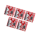Miniatyrbillede 3 af 10: 5-delt elektretmikrofonforstærkermodul med justerbar forstærkning LM386 20-200x DC4V-12V