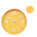 Miniatyrbillede 3 af 3: 3d Creative Art Quartz Silent Wall Clock Digital vægur til simpel stue i soveværelset