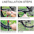 Miniatyrbillede 3 af 5: Cykelstativ, justerbart cykelstativ i aluminiumslegering med skridsikker gummifod