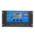 30A 12V 24V 2-vägs MOS Solcellsladdningsregulator PWM 3-stegs Batteriregulator Solpanelregulator