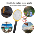 Miniatyrbilde 2 av 5: Elektrisk Mosquito Racket Killer Elektrisk fluesmekker Frityrkoker Fluer Trådløst batteri Strøm Bug Zapper Insekter Racket dreper Home Bug blue