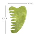 Pikkukuva 1 / 5: Natural Gua Sha Kit kasvoille Guasha sieni jade kivi hieronta kampatyökalut vartaloakupunktio stick Kauneus terveys guassi kaavin Package 11