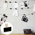Miniatyrbild 3 av 5: 100 Pieces Mini Blackboard, Mini Chalkboard Signs Rectangle Message Blackboard