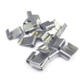 Miniatyrbilde 1 av 2: Rustfritt stål W Z Type Hagetråd Drivhusglassglassklips Z(25pcs)