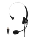 H360DUSB Enkelt Øre Business Headset Sort Støjreduktion USB Business Headset til USB-interface
