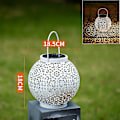 Pikkukuva 2 / 5: Led Solar Hollow Projection Light Takorauta riippuvat puutarhalamput White