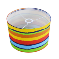 Pikkukuva 1 / 4: Enkel tyglampskärm Clip On Drum Lampskärm för matsalen Colorful Colorful 300mm x 200mm
