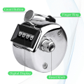 Miniatyrbilde 3 av 5: Clicker Counter Håndholdt Tally 4-sifret golf Manuell nummerscorer Mekanisk Palm Clicker