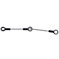 Pikkukuva 4 / 5: V950 Rc -helikopterin osien set V.2.v950.011 Black Silver