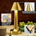 Miniatyrbilde 3 av 4: Touch Sensor Bar Opplastingsbare bordlamper (gyllen) Gold B