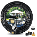 Miniatyrbilde 1 av 5: 9M misting System, Patio Mist Maker Cooling Misting System Utendørs tåke slangesett