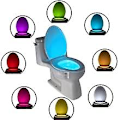 Pikkukuva 2 / 3: Yövalolaite wc-kulhoon Hauska Led-liikevalo wc-istuimiin Kylpyhuoneen tarvikkeet Valaistus Erikoislahjat