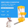 Miniatyrbild 5 av 5: Plast Hamster Drinker Vattenflaska Dispenser Matare Hängande marsvin Ekorre Kanin Dricksflaska Dricksvatten fontän red 125ml
