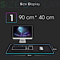Pikkukuva 4 / 5: Led Light Mousepad Rgb Keyboard Cover Pöytämatto