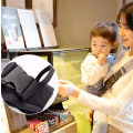 Miniatyrbilde 2 av 3: Justerbar Baby Sling Wrap Baby Carrier Myk Wrap Sling For Nyfødt Baby Carrier Black