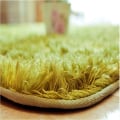 Miniatyrbild 3 av 5: Rund badmatta Halkfri Shaggy Badrumsmattor, mikrofiber Shaggy Matta, Superabsorberande mattor, Maskintvättbara badmattor, stil07,60cm