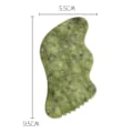 Pikkukuva 1 / 5: Natural Gua Sha Kit kasvoille Guasha sieni jade kivi hieronta kampatyökalut vartaloakupunktio stick Kauneus terveys guassi kaavin Package 10