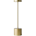Miniatyrbillede 1 af 2: Led løs bordlampe Liten opladningsbar metal skrivebordslampe 2 dim