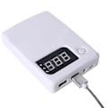 Miniatyrbild 3 av 4: Metall oförstörbar tuggsäker USB till mikro USB snabbladdningsdatakabel silver Silver