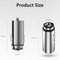 Miniatyrbilde 3 av 3: Billader Type C-2.4a, Lightning-billader, Power Drive-billader med sertifisert kabel