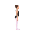 Pikkukuva 5 / 5: Lapset Tytöt Epäsymmetrinen kaula Hihaton Risti Selkä Stap Solid Dancing Eercising Camisole Trikoot-musta