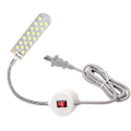 Pikkukuva 1 / 4: Ompelukone Light Led Magneettinen asennusalusta Gooseneck Varsi 10/20 valot 20 lights US plug
