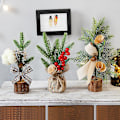 Miniatyrbild 3 av 3: 25cm Mini Artificial Christmas Tree Desktop Christmas Tree