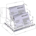 Miniatyrbild 1 av 2: H För Deskclear Acrylic Dple Display H Passar 2" X 3,5" S,