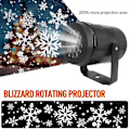 Miniatyrbild 1 av 3: Varm snöflingaljus jul utomhus vattentät led mobil laserprojektorlampa EU Plug