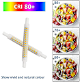 Miniatyrbilde 4 av 4: R7s 118 mm dimbar LED-pære, 10w ekvivalent 80w halogenpære, kaldhvit