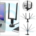 Miniatyrbillede 4 af 4: Wifi Dual Band Antenne 1200mbps Wifi Adapter Usb Til Pc Laptop Univeral