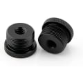 Miniatyrbilde 1 av 5: 2 stk mikrofonstativadapter 1/4 hunn til 5/8 hann skrue trådadapter stativ skrue