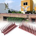 Miniatyrbilde 2 av 5: 12 stk Anti Bird Spike Strips For Gjerde Takrekkverk Bird Control Spikes