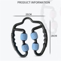 Pikkukuva 4 / 4: Muscle Massager Roller Foam Roller syvähierontatyökalu lihasten vapauttamiseen Blue