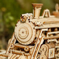 Miniatyrbild 3 av 5: Lokomotiv trämodellsats Lokmodellbyggsats Julfödelsedagspresenter Train