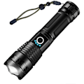 Miniatyrbild 1 av 5: Flashlight Flashlight, Ultra Powerful 3000 Lumens Usb Rechargeable Led Flashlight Cree Xhp50 Flashli