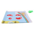 Vanntett Krabbematte Leke Teppe for Barn Hjemme 2.8x1.2m 9.19x3.94ft