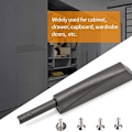 Pikkukuva 5 / 5: Magneettiset työntösalvat kaappiin 2 Pack Upotettava kaappi Black