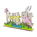 Miniatyrbillede 3 af 3: Påske Træ Bunny Bordplade Decor Søde påske træ Craft Ornamenter A