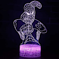 Miniatyrbilde 3 av 4: Spiderman 3d Led Illusion Nattljus 7 farger skjermbord