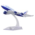 747 Legering Flyvemaskine Model Høj Stimulerende Fly Dekoration Model med Display Base Holder